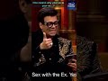 Sex with the Ex… Yes/No/Maybe ..? | Janhvi Kapoor andSara Ali Khan are in the house. |#kwk #shorts