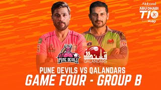 Match 4 HIGHLIGHTS I Pune Devils vs Qalandars I Day 2 I Abu Dhabi T10 I Season 4