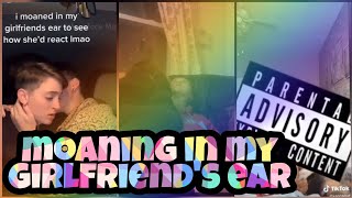 Moaning in my girlfriend's ear | Tiktok Compilation | Lesbian edition