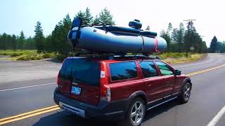 Dave Scadden's Backslash 3 people In a 2 Person Boat On The Deschutes!!!