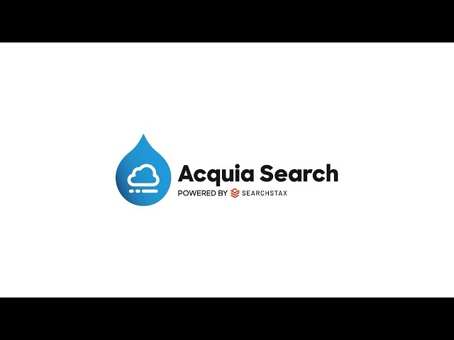 Watch Acquia Search powered by Searchstax on YouTube.
