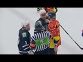 Ice Hockey - Referee fights player