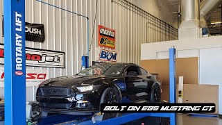 BOLT ON E85 MUSTANG GT ON THE DYNO