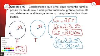74.2 - Revisão E Correção - Cálculo De Perímetro - Matemática - 1º Ano E.m - Aula 74.2/2024