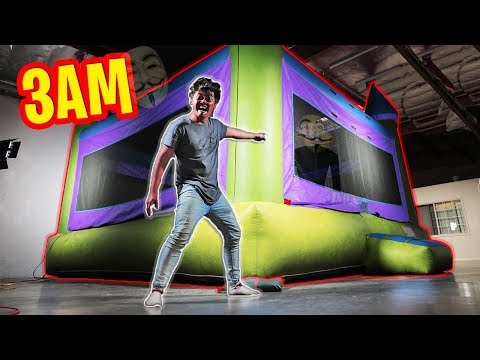 3AM Trapped in a $100,000 BOUNCY HOUSE! 3AM Trapped in a $100,000 BOUNCY HOUSE!