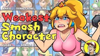 WEAKEST Smash Bros. Character
