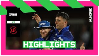 Lawrence lights up Lord's | London Spirit vs Welsh Fire - Highlights | The Hundred 2022