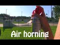 EPIC Air Horn Prank In Public (Drive Thrus, Cars, & Skaters)