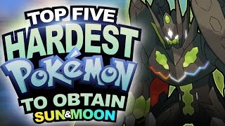 Top 5 Hardest Pokémon To Obtain in Sun and Moon | Supra Top 5 Hardest Pokémon To Obtain in Sun and Moon | Supra