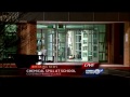 Crews clean up chemical spill at SM high school