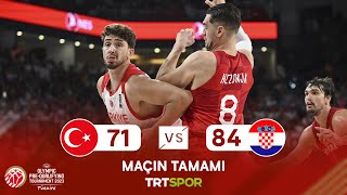 🔴 MAÇIN TAMAMI | Türkiye 🆚 Hırvatistan | FIBA Olimpiyat Ön Eleme Turnuvası Final