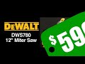 DEWALT DWS780 VS  Bosch GCM12SD Miter Saw Review