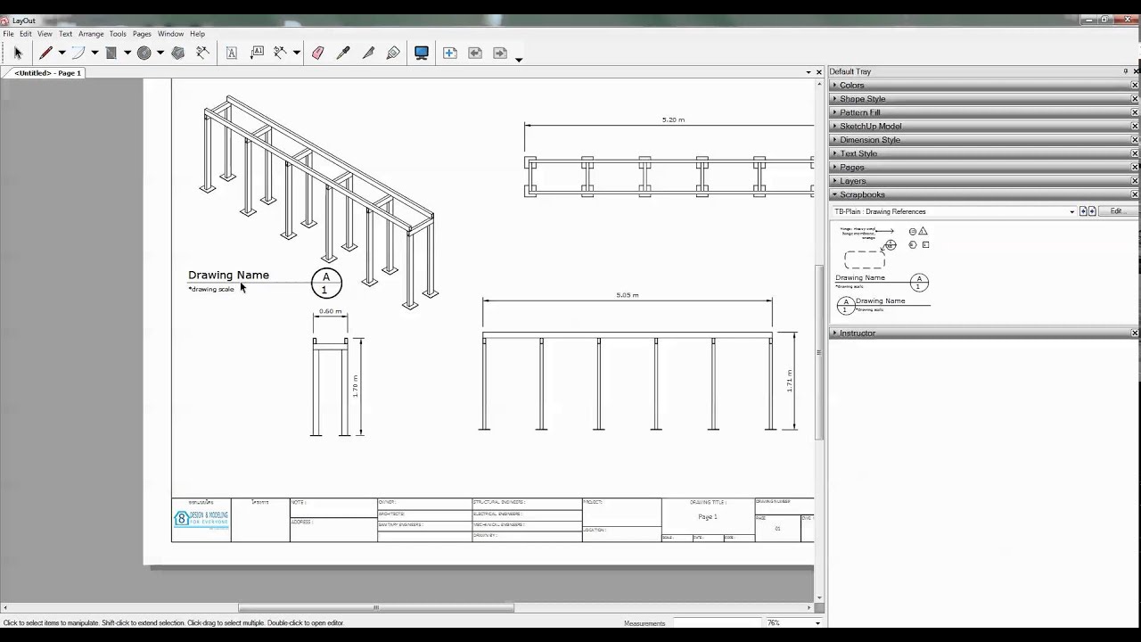 Sketchup Layout Bom | design bill of materials shop drawing คร งเด ยวด วย Sketchup Layout Bom | design bill of materials shop drawing คร งเด ยวด วย