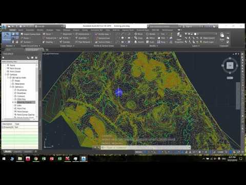 Hướng dẫn sử dụng Autocad Civil 3D San nền Tạo bề mặt hiện trạng tự nhiên