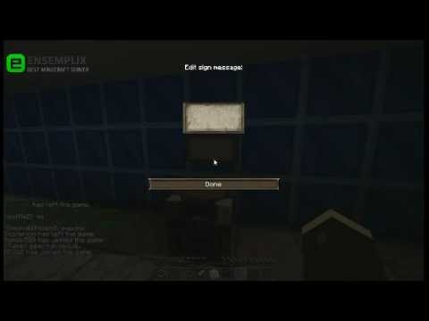 Как создать свой сервер в minecraft ensemplix