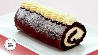 Anna Bakes A Classic Chocolate Swiss Roll | Anna Olson Archives