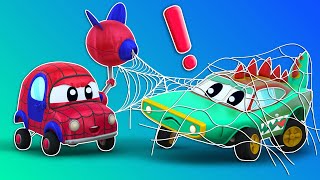 Малыши Мстители Против Крокомобиля!  | Эвакуатор Изобреinvenтом | Car City World App