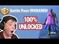 BUYING ALL 100 TIERS..!! ALL UNLOCKED!! - Fortnite Season 6