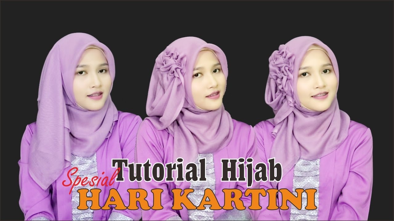 Tutorial Hijab Segiempat Paris Spesial Memperingati Hari Kartini Youtube