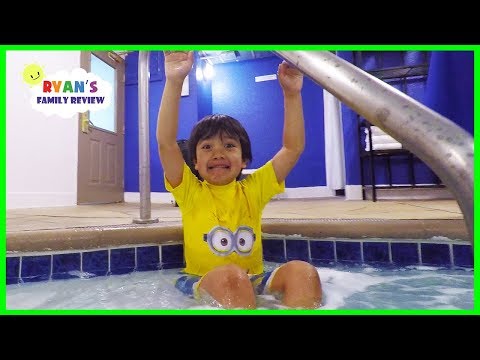 There's a Hot Pool in our Hotel!!!