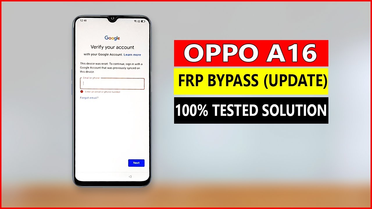 OPPO A16 FRP Bypass | OPPO A16 Google Account Bypass | OPPO A16 FRP Bypass | OPPO A16 Google Account Bypass |