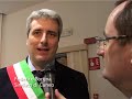 Manifestazione all'auditorium della Provincia in corso Inghilterra. interviste al presidente Saitta, al sindaco di Cuneo Borgna e a quello di Biella Gentile. Province e sindaci piemontesi contro i tagli al trasporto pubblico locale.