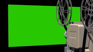 Green Screen Movie Projector - Free Use