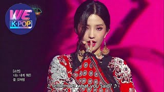 Gi-Dle ジーアイドゥル- Hann Alone 여자아이들 - 한 一 Music Bank Hot Stage 2018.08.24