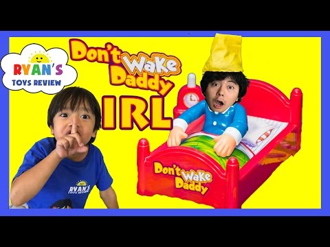 VIDEO : don't wake daddy irl challenge family fun games for kids egg surprise warheads extreme sour candy - don'don'twake daddy irl (in real life) challenge family fun games for kids with ryan toysreview! winner gets egg surprise toy ...