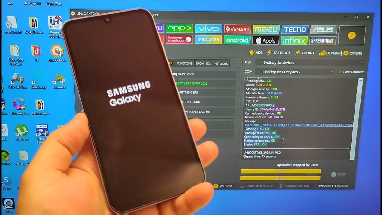 Samsung A15 (SM-A155F), Remove Google Account, Bypass Samsung A15 (SM-A155F), Remove Google Account, Bypass