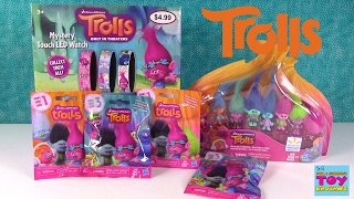 Trolls Palooza Watches Collection Figure Pack Blind Bag Opening Toy Review | PSToyReviews