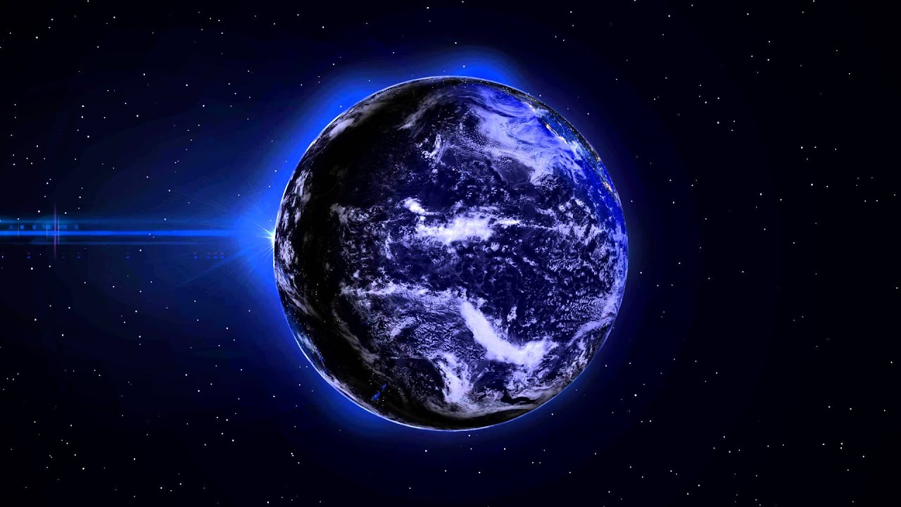4K EARTH at Night LIGHTS - 1Min Loop - 3D Background Animation - YouTube