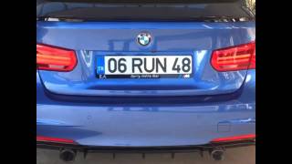BMW f30# AKRAPOVİÇ sag sol egsoz#süper egzoz