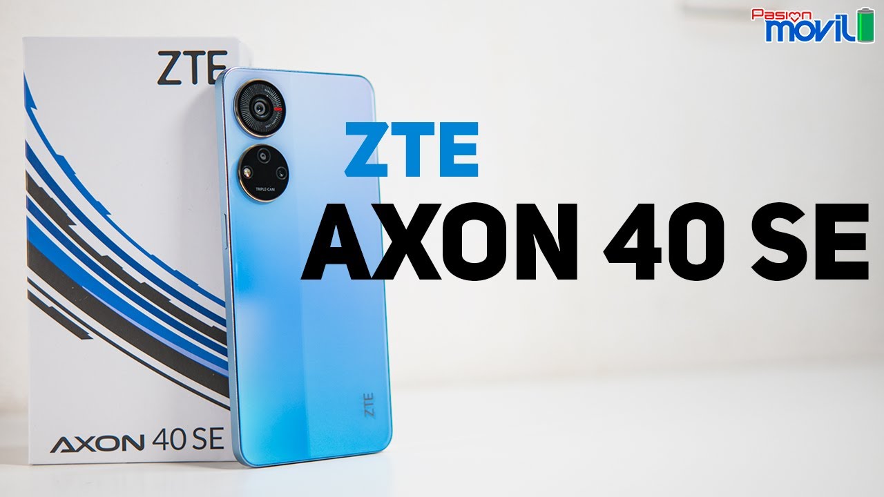 Mira el unboxing del ZTE AXON 40 SE