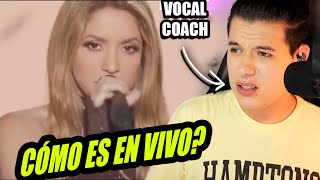 Suena Igual En Vivo? Shakira – Acróstico Live At Los40 Music Awards | Reaccion Vocal Coach Ema Arias