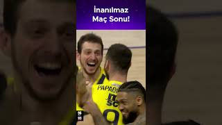 Bahçeşehir Koleji - Fenerbahçe Beko Maçında İnanılmaz Anlar! 🔥🔥 #shorts #basketb