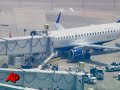 flight attendant jumps