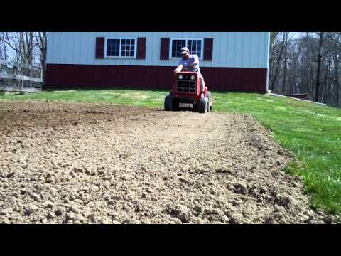 Tilling a garden with cub cadet 582 with model 1 tiller. Tilling With My Free 582 Special Friend Gave It To Me After Finally Figuring Out...