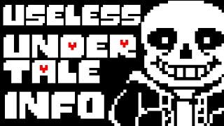 10 Minutes of Useless Undertale Information