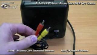 Plug into TV - ALC-DVR32 Series Hidden Alarm Clock Nanny Spy Camera