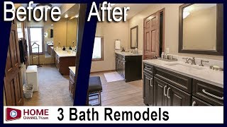 Bathroom Remodeling - 3 Baths Get a Complete Remodel | Bathroom Design Ideas