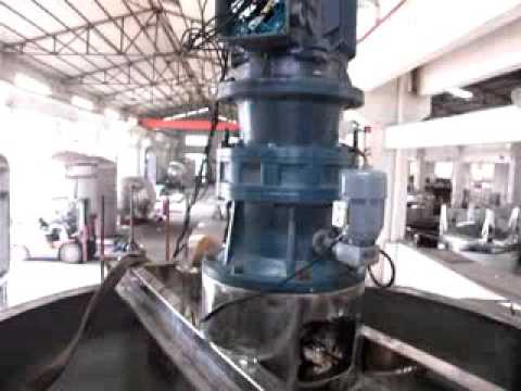 video of 5000L liquid detergent making machine mixing tank