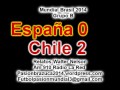 (Narracion Argentina) España 0 Chile 2 (Relato Walter Nelson) Mundial Brasil 2014 Los goles