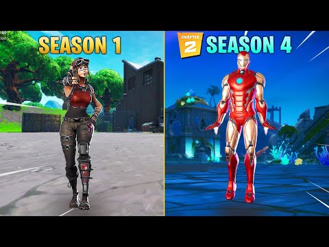 Evolution of Season Dances in Fortnite (Chapter 1 Season 1 - Chapter 2 Season 4)