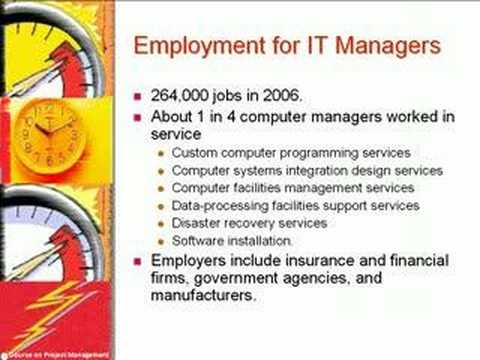 Careers In It. Careers in Project Management
