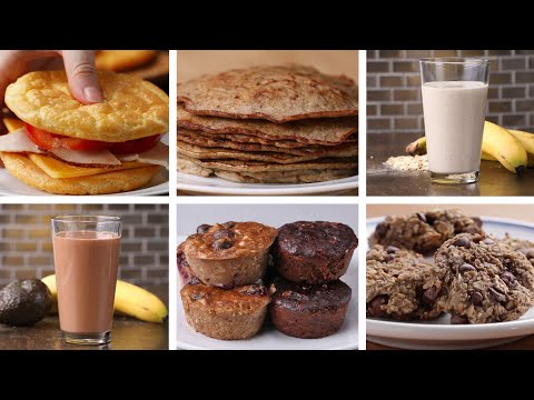 VIDEO : 6 3-ingredient breakfasts - get theget therecipes: http://bzfd.it/2ziwetk check us out on facebook! - facebook.com/buzzfeedtasty credits: https://www.buzzfeed.com/ ...