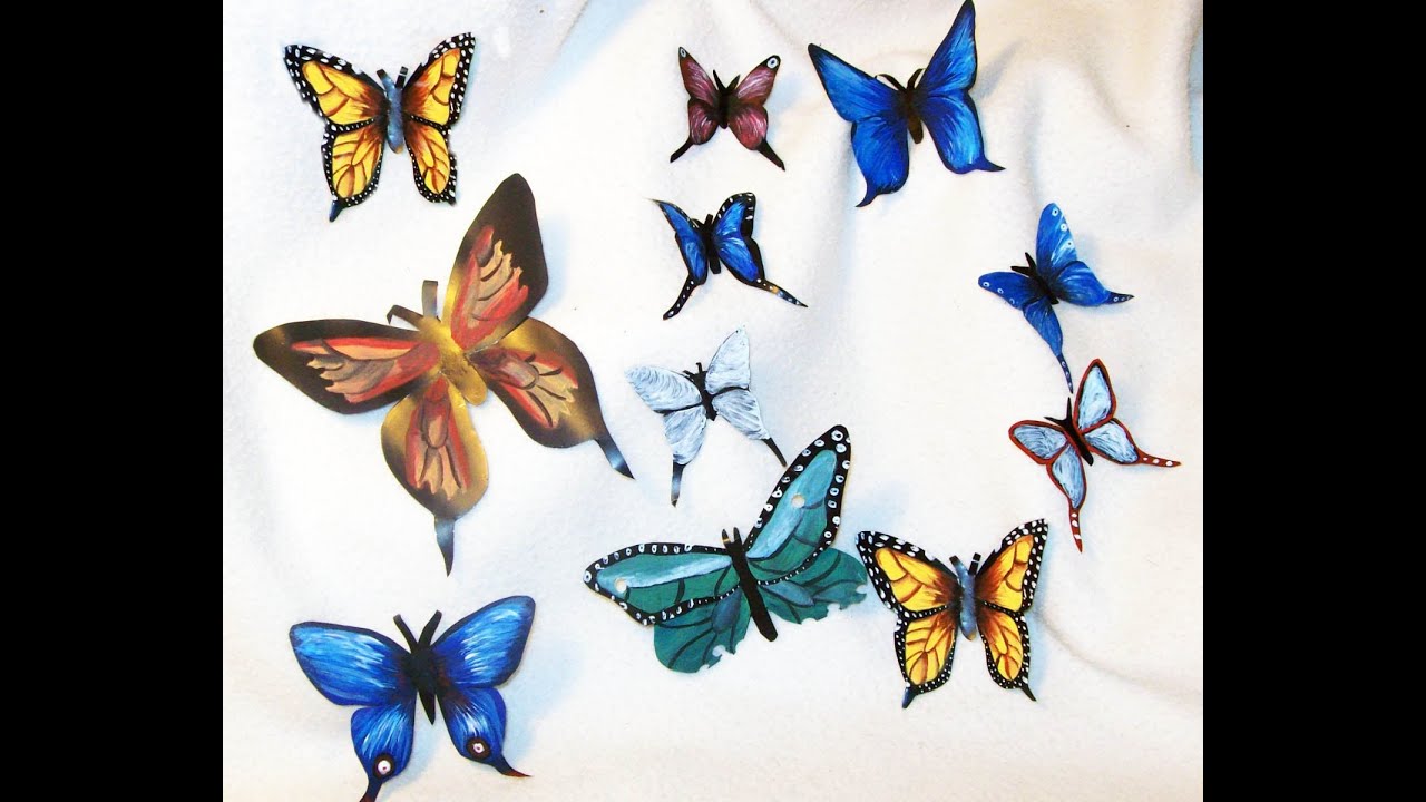 Como Hacer Mariposas Con Latas De Refresco Como Hacer Mariposas Con Latas De Refresco