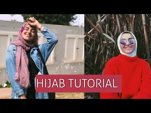 how I wear my hijab with high neck tops ?! / MODESTBYKAOUTAR - YouTube