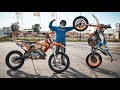 WHEELINGS EN KTM ! 500 2T &amp; 500 4T