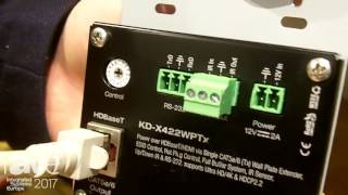 Ise 2017 Key Digital Talks About Kd-X422Wptx Wall Plate Solution